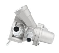 Conjunto de carcasa del termostato del refrigerante del motor compatible con Explorer 2011-2019, Flex 2011-2019, Taurus 2011-2019 3.5L motor de aspiración natural - Reemplaza OE AT4Z8A586B