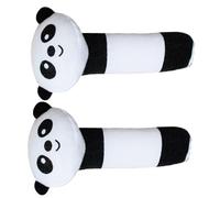 Conjunto De Cascabeles De Animales - 2 Piezas Soft Panda Hand Empuñades, Shakers De Dibujos Animados | Juguete Para Bebés Para Bebés Amigable Para La Piel, Diversión De Desarrollo De Habilidades Motor