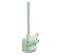 Conjunto de Cepillo de Inodoro de Dibujos Animados - Cepillo de Limpieza en Forma de Animal Decorativo, Diseño de Soporte de Pared Compacto | de Limpieza Flexible para Baño con Cabeza de Ducha