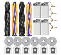 Conjunto de cepillo principal de repuesto para Dreame para bot X60 para Ultra con diseño de doble rodillo, filtros y herramientas de limpieza (D)
