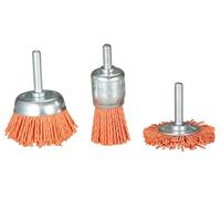 Conjunto de cepillos de nylon Makita 3 piezas D-70742
