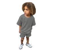 Conjunto de chándal de 2 Piezas para niños y niñas pequeños, Camiseta de Manga Corta con Pantalones Cortos, Conjunto de Verano Trajes De Y Chaleco Mujer Traje Boda De Hombre