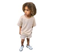 Conjunto de chándal de 2 piezas para niños y niñas pequeños, camiseta de manga corta con pantalones cortos, conjunto de verano Trajes Protectores De Trajes De Mexicanos Niños