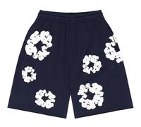 Conjunto de chándal de verano para mujer/hombre con camiseta y pantalón corto de chándal Y2K Conjunto de pantalones cortos de flores de verano de playa Survetements hombres/mujeres conjuntos