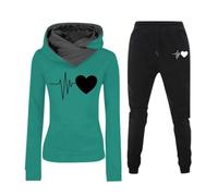 Conjunto de chándal deportivo para mujer completo dos piezas Tops Manga Larga y Pantalones Talla Grande Conjuntos Deportivos Fitness Jogging chándales gimnasia elegantes trajes holgados invierno cálid