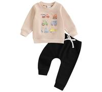 Conjunto de chándal para niño, niño, niño, niño, jogging, conjuntos lindos impresos para bebés, conjuntos de ropa para bebé, niño, sudadera para niño, Jogging conjunto de 2 piezas