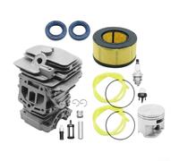 Conjunto de cilindro de 44 mm para kit de repuesto de motosierra MS251 compatible con arquitectura de motor estándar MS251