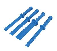 Conjunto de Cincel de Plástico de Nylon, Cómodas Herramientas de Extracción de Raspador de Agarre, 4 Tamaños para Molduras de Carrocería Automática, Emblemas, Calcomanías y Más,