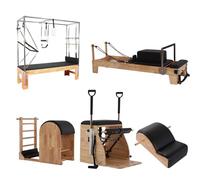 Conjunto de Cinco Piezas de Pilates, Equipo de Fitness para Cama, Adecuado para Estudio de Yoga, Entrenamiento de rehabilitación, compañero de Ejercicios de Adelgazamiento en casa