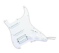 Conjunto De Circuito De Placa Protectora Beige Para Pastilla De Guitarra Eléctrica Alnico Simple Y Doble ST(4)