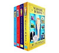 Conjunto de colección de 4 libros de Ruth Hogan (La sabiduría de los zapatos rojos de Sally, El hotel Paradise de Queenie Malone, El guardián de las cosas perdidas, Madame Burova)