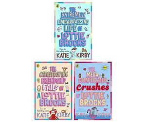 Conjunto de colección de libros de la serie 3 de Lottie Brooks (La vida extremadamente vergonzosa de Lottie Brooks, Los catastróficos fracasos de la amistad de Lottie Brooks y Los megacomplicados ena