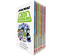 Conjunto de colección de libros de la Serie 7 de Star Wars Jedi Academy (Libros 1 - 7) de Jeffrey Brown (Jedi Academy, Phantom Bully, New Class, Force Oversleeps, Revenge of the Sis y ¡MÁS!)