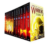 Conjunto de colección de libros Warrior Cats, volúmenes 13 a 24 (la tercera serie completa (Warriors: Power of Three, volúmenes 13 a 18) y la cuarta serie completa (Warriors: Omen Of The Stars, volúm