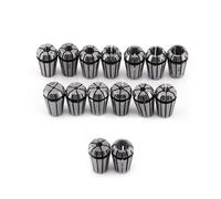 Conjunto de coletas de 15pcs, Collet Chuck ER11 Conjunto de resorte para la herramienta de torno de fresado de grabado CNC