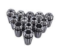Conjunto de Coletas ER11, 13 Piezas de Máquinas Herramientas de Grabado de Fresado CNC, Material de Acero Al Carbono, Rango de Agarre de 1-7 Mm, Precisión Estable, Fácil de
