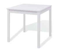 Conjunto de comedor larisa 1 mesa + 4 sillas blanco