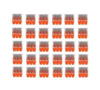 Conjunto de conectores de cable combinados Terminales de funda eléctrica de 2 puertos/3 puertos/4 puertos/5 puertos(3Port-30Pcs)