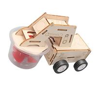 Conjunto de construcción de vehículos barredora de madera, juguete de experimento científico, herramienta de enseñanza de física para demostración en, juguete científico educativo