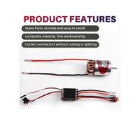 Conjunto de Control de Velocidad ESC 320A con Motor Escobilla 540 Resistente Al Agua para Coche RC Crawler para Axial SCX10 17T 1/10