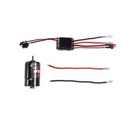 Conjunto de Control de Velocidad ESC 320A con Motor Escobillado 550 Resistente Al Agua para Coche RC 1/10 para Axial SCX10 55T