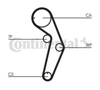 Conjunto De Correa De Distribución CONTITECH CT1048K1