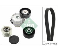 Kit de correa trapezoidal acanalada con polea de rueda libre 529 0518 20 INA