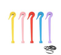 Conjunto de cortador de cuerda de goma: removedor de banda elástica, herramienta de corte de corbata de cabello | Ponytail Remocal Pelper para niños, mujeres, niñas | Accesorio de peinado profesional,