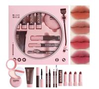 Conjunto De Cosméticos De Maquillaje: Kit De Maquillaje De Larga Duración, 9x Conceptos Básicos De Maquillaje Para Principiantes | Juego De Maquillaje De Lápiz Labial Y Polvo, Crema BB Para Principian