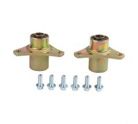 Conjunto de cubo de rueda delantera de 17 mm, 3 pernos con rodamiento para 50 cc-250 cc para ATV Dirt para bicicleta, Go Kart, Buggy UTV, triciclo de acero galvanizado, par de repuesto