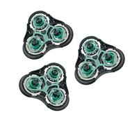 Conjunto de cuchillas de repuesto, compatible con Philips Norelco RQ11/SensoTouch 2D/1150X/1160X/1170X/1180X/1190/1195, unidad de corte for afeitadora eléctrica.(3 Pack)