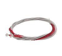 Conjunto de Cuerdas de bajo, 4pcs Vibraciones Flexibles de Acero Inoxidable Reemplazo de Cuerda de Graves Acústicos con Diseño Fácil de Usuarios para Principiantes, Intermedios y