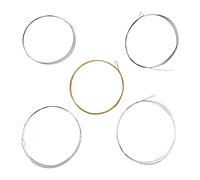 Conjunto de cuerdas de banjo de 5 cuerdas de acero inoxidable resonancia completa notas gruesas altas cómodas reemplazo de rendimiento para músicos profesionales para principiantes