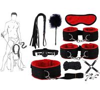 Conjunto de Cuero de 10 Piezas, Regalo de Entrenamiento Deportivo y Fitness, cinturón elástico de Entrenamiento de Pareja para competiciones Deportivas y Eventos Familiares (Morado)