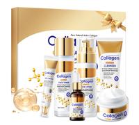 Conjunto de cuidado de la piel de colgeno juego de regalo anti -envejecimiento para el cuidado de la piel para arrugas y lneas finas de poros r