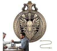 Conjunto De Dados - Caja De Reloj De Bolsillo Retro | Accesorios De Juegos Rol De Interpretación De Entretenimiento Familiar | Colección De Dices De Metal Con Almacenamiento De Conchas Único Para Amig