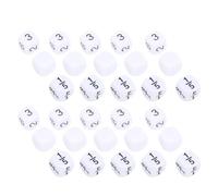 Conjunto de Dados de 6 Lados 30pcs, Boquilla de Plástico a Granel con Bolsa de Almacenamiento para Juegos de Mesa Actividades de Matemáticas y Fiesta
