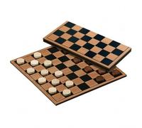 Conjunto De Dama - Tablero De Juego De Madera Plegable - Impreso