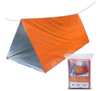 Conjunto de de aire libre genérico para tienda y dormir | Aluminio Foil Composite Film, 59in X 93in | Survival Shelter, Poncho de lluvia, Thermal Blanket | Triangle Tent for Camping, Hiking