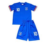 Conjunto de Deporte para Niño y Niña de 4 a 14 años, Camiseta y Pantalón Corto para Deporte y Fútbol para Niños, Chandal Corto de Verano para Colegio, Regalo para Niños y Niñas, (Francia, 4 años)