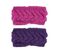 Conjunto De Diadema Térmica De 2 Piezas, Calentadores De Orejas Para Mujer, Diademas Térmicas Para Mujer, Diademas De Punto Para Mujer, Calentadores De Cabeza Para Mujer