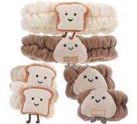 Conjunto de Diadema y Pulsera para Lavado Facial 1 Set Coral Fleece