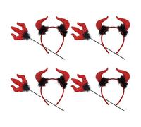 Conjunto de diadema y tridente de diablo para cosplay para mujeres entusiastas del disfraz con diseño