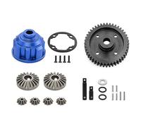 Conjunto de diferencial central de metal #8980 RC piezas mejoradas para TRAXXAS 1/10 4WD MAXX Monster TRUCK-89076-4 W/WIDEMAXX 1/8 6S MAXX SLASH-102076-4 RC Car (azul)