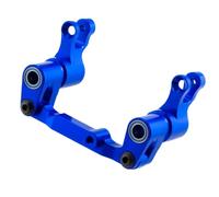 Conjunto de dirección de Aluminio Compatible con 1 16 Escala RC Cars se Adapta a los Maxx 2S Piezas de actualización para vehículos de Control Remoto(Blue)