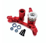Conjunto de dirección delantera de aluminio rojo para Traxxas 1/6 Pro Scale Sand Car Funco XRT 7843