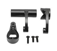 Conjunto de dirección RC Piezas de actualización de aleación de aluminio Alto rendimiento Resistente al desgaste Amortiguador Reemplazo directo para Kraton 6S 1/8 RC Car 3 (Black)