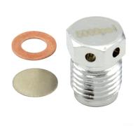 Conjunto de disco de seguridad de presión para reguladores de buceo, presión de trabajo de 3000 PSI, límite máximo 5000 PSI, construcción de latón cromado