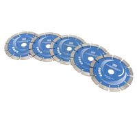 Conjunto de discos de diamante de 5 piezas para HBM Fresadora de pared eléctrica profesional de 2400 vatios / fresadora de ranuras