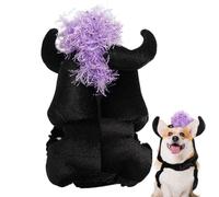 Conjunto de disfraces para mascotas de Halloweenn - Funny Halloweeen Dog Vampire Cape | Ajustable Cat Cloak Witch Hat Costumes | Comfortable Witch Dog Costume Soft Outfit Halloweenn Dogs Costumes for